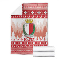 Malta Christmas Blanket Coat Of Arms il-Milied it-Tajjeb
