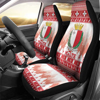 Malta Christmas Car Seat Cover Coat Of Arms il-Milied it-Tajjeb - Wonder Print Shop