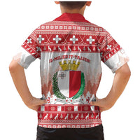 Malta Christmas Family Matching Mermaid Dress and Hawaiian Shirt Coat Of Arms il-Milied it-Tajjeb - Wonder Print Shop