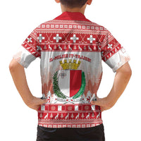 Malta Christmas Hawaiian Shirt Coat Of Arms il-Milied it-Tajjeb - Wonder Print Shop
