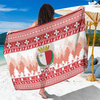 Malta Christmas Sarong Coat Of Arms il-Milied it-Tajjeb - Wonder Print Shop