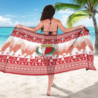 Malta Christmas Sarong Coat Of Arms il-Milied it-Tajjeb - Wonder Print Shop