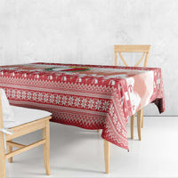 Malta Christmas Tablecloth Coat Of Arms il-Milied it-Tajjeb - Wonder Print Shop