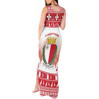 Malta Christmas Tank Maxi Dress Coat Of Arms il-Milied it-Tajjeb - Wonder Print Shop