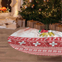 Malta Christmas Tree Skirt Coat Of Arms il-Milied it-Tajjeb - Wonder Print Shop