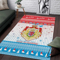 Luxembourg Christmas Area Rug Coat Of Arms Schei Chreschtdeeg - Wonder Print Shop