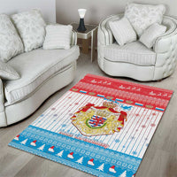 Luxembourg Christmas Area Rug Coat Of Arms Schei Chreschtdeeg - Wonder Print Shop