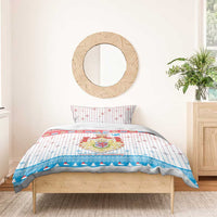 Luxembourg Christmas Bedding Set Coat Of Arms Schei Chreschtdeeg - Wonder Print Shop