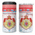 Luxembourg Christmas 4 in 1 Can Cooler Tumbler Coat Of Arms Schei Chreschtdeeg - Wonder Print Shop