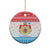 Luxembourg Christmas Ceramic Ornament Coat Of Arms Schei Chreschtdeeg - Wonder Print Shop