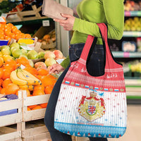 Luxembourg Christmas Grocery Bag Coat Of Arms Schei Chreschtdeeg