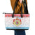 Luxembourg Christmas Leather Tote Bag Coat Of Arms Schei Chreschtdeeg - Wonder Print Shop