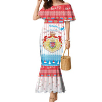 Luxembourg Christmas Mermaid Dress Coat Of Arms Schei Chreschtdeeg - Wonder Print Shop