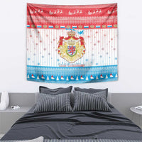 Luxembourg Christmas Tapestry Coat Of Arms Schei Chreschtdeeg - Wonder Print Shop