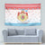 Luxembourg Christmas Tapestry Coat Of Arms Schei Chreschtdeeg - Wonder Print Shop