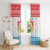 Luxembourg Christmas Window Curtain Coat Of Arms Schei Chreschtdeeg - Wonder Print Shop