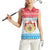 Luxembourg Christmas Women Sleeveless Polo Shirt Coat Of Arms Schei Chreschtdeeg - Wonder Print Shop