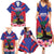 Personalised Haiti Independence Day Family Matching Summer Maxi Dress and Hawaiian Shirt Neg Marron Flag Map - Wonder Print Shop