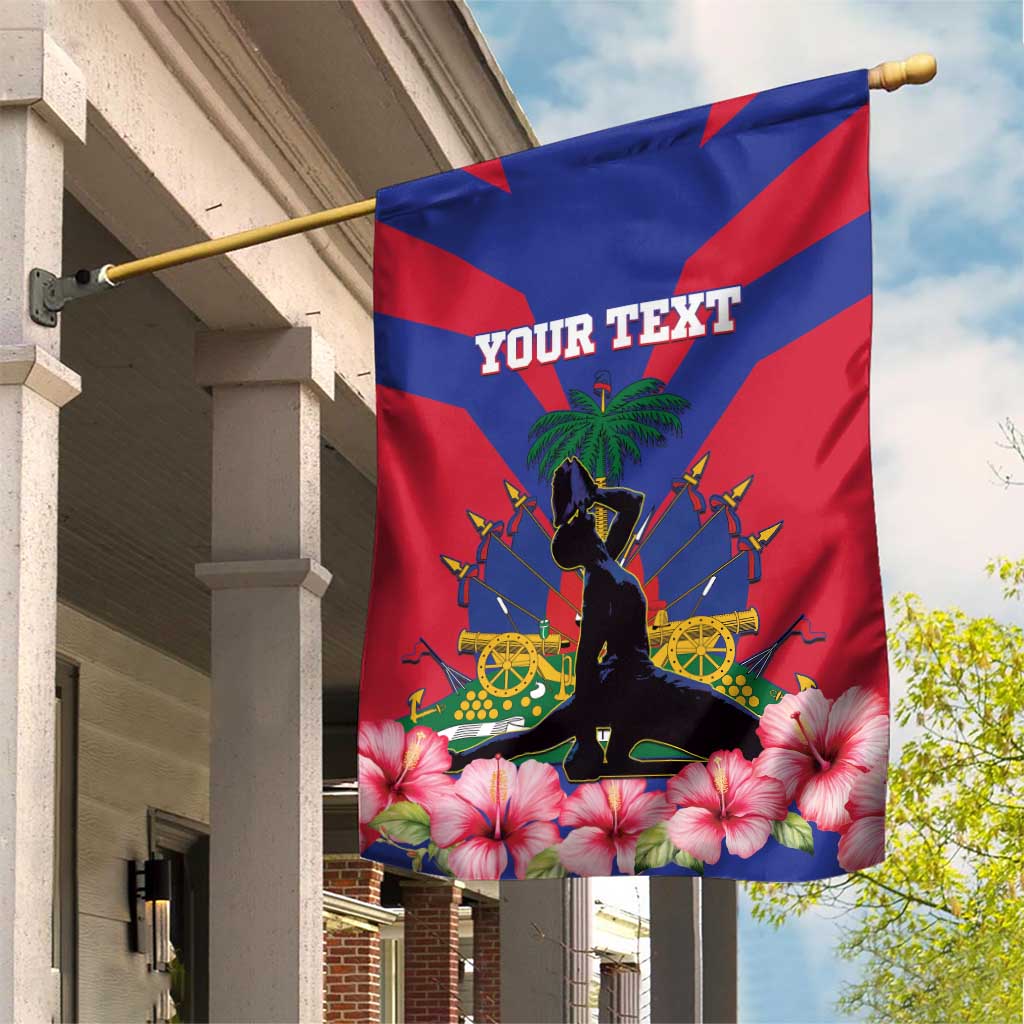 Personalised Haiti Independence Day Garden Flag Neg Marron Flag Map - Wonder Print Shop