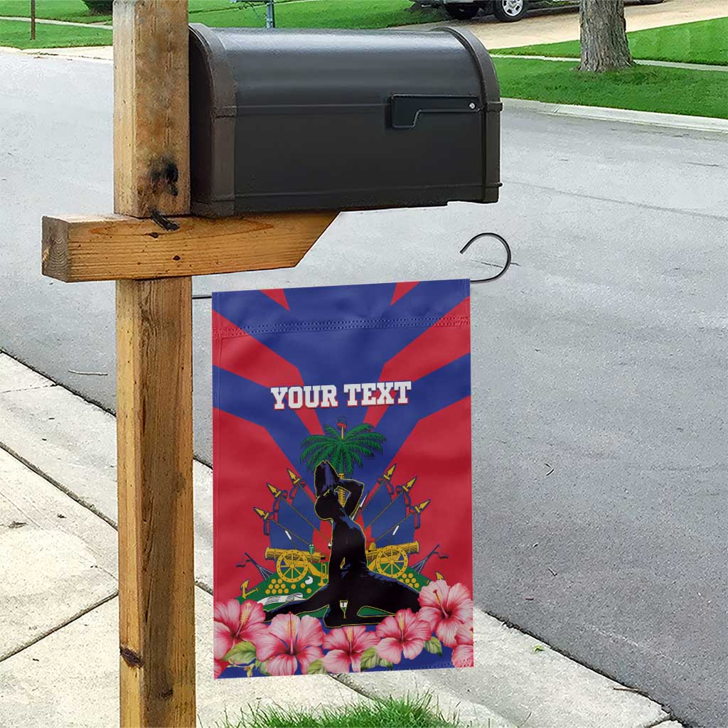 Personalised Haiti Independence Day Garden Flag Neg Marron Flag Map - Wonder Print Shop