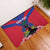 Personalised Haiti Independence Day Rubber Doormat Neg Marron Flag Map - Wonder Print Shop