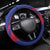 Haiti Independence Day Steering Wheel Cover Neg Marron Flag Map - Wonder Print Shop