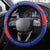 Haiti Independence Day Steering Wheel Cover Neg Marron Flag Map - Wonder Print Shop