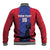 Custom Haiti Football Baseball Jacket Go Les Grenadiers - Wonder Print Shop