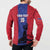 Custom Haiti Football Button Sweatshirt Go Les Grenadiers - Wonder Print Shop