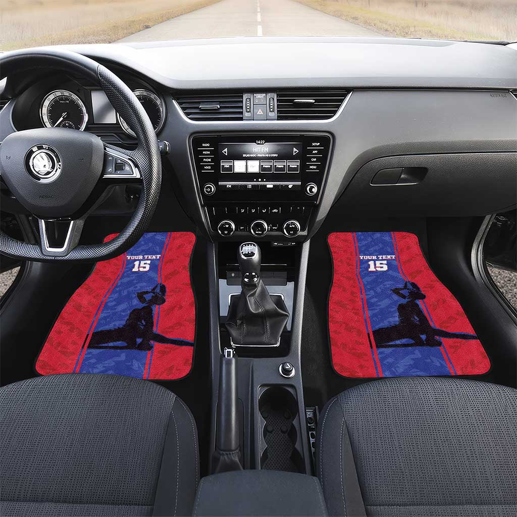 Custom Haiti Football Car Mats Go Les Grenadiers - Wonder Print Shop
