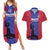 Custom Haiti Football Couples Matching Summer Maxi Dress and Hawaiian Shirt Go Les Grenadiers - Wonder Print Shop
