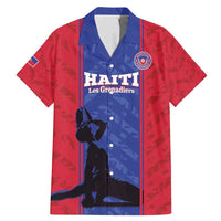 Custom Haiti Football Family Matching Mermaid Dress and Hawaiian Shirt Go Les Grenadiers - Wonder Print Shop