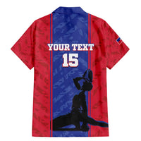 Custom Haiti Football Family Matching Mermaid Dress and Hawaiian Shirt Go Les Grenadiers - Wonder Print Shop