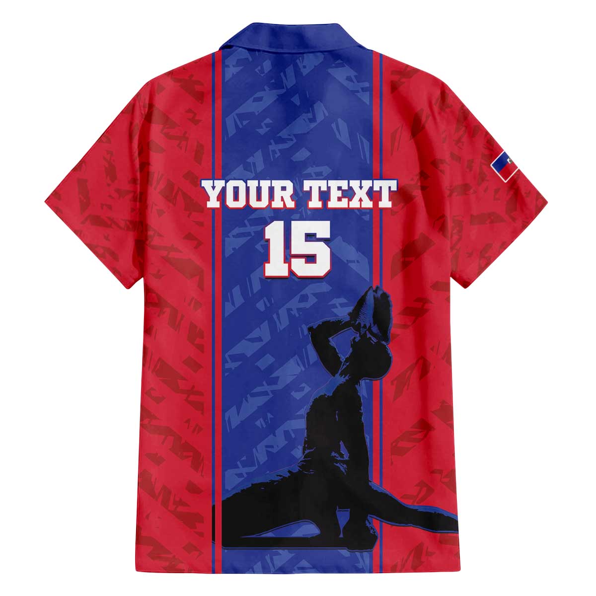 Custom Haiti Football Family Matching Off The Shoulder Long Sleeve Dress and Hawaiian Shirt Go Les Grenadiers - Wonder Print Shop