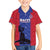 Custom Haiti Football Family Matching Off Shoulder Maxi Dress and Hawaiian Shirt Go Les Grenadiers - Wonder Print Shop