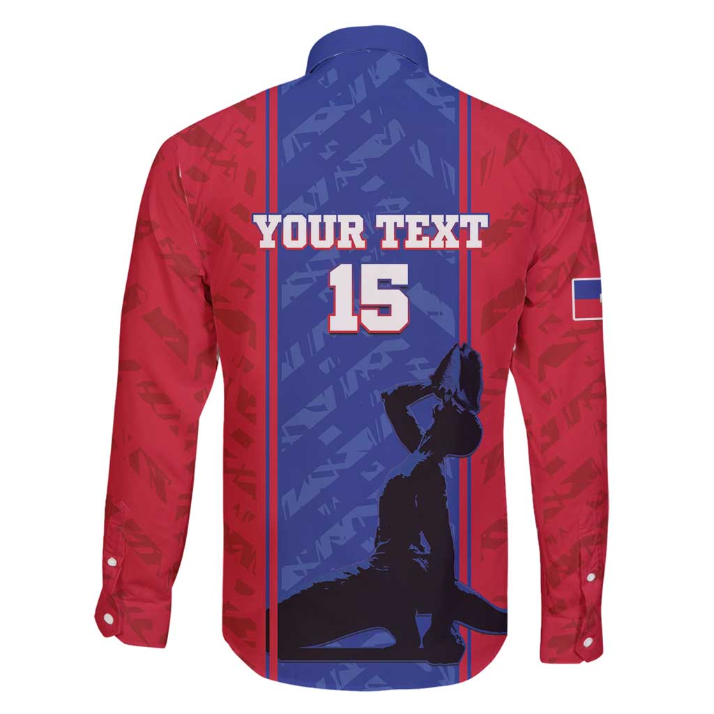 Custom Haiti Football Family Matching Puletasi and Hawaiian Shirt Go Les Grenadiers - Wonder Print Shop