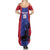 Custom Haiti Football Family Matching Summer Maxi Dress and Hawaiian Shirt Go Les Grenadiers - Wonder Print Shop