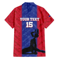 Custom Haiti Football Family Matching Tank Maxi Dress and Hawaiian Shirt Go Les Grenadiers - Wonder Print Shop