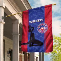 Custom Haiti Football Garden Flag Go Les Grenadiers - Wonder Print Shop