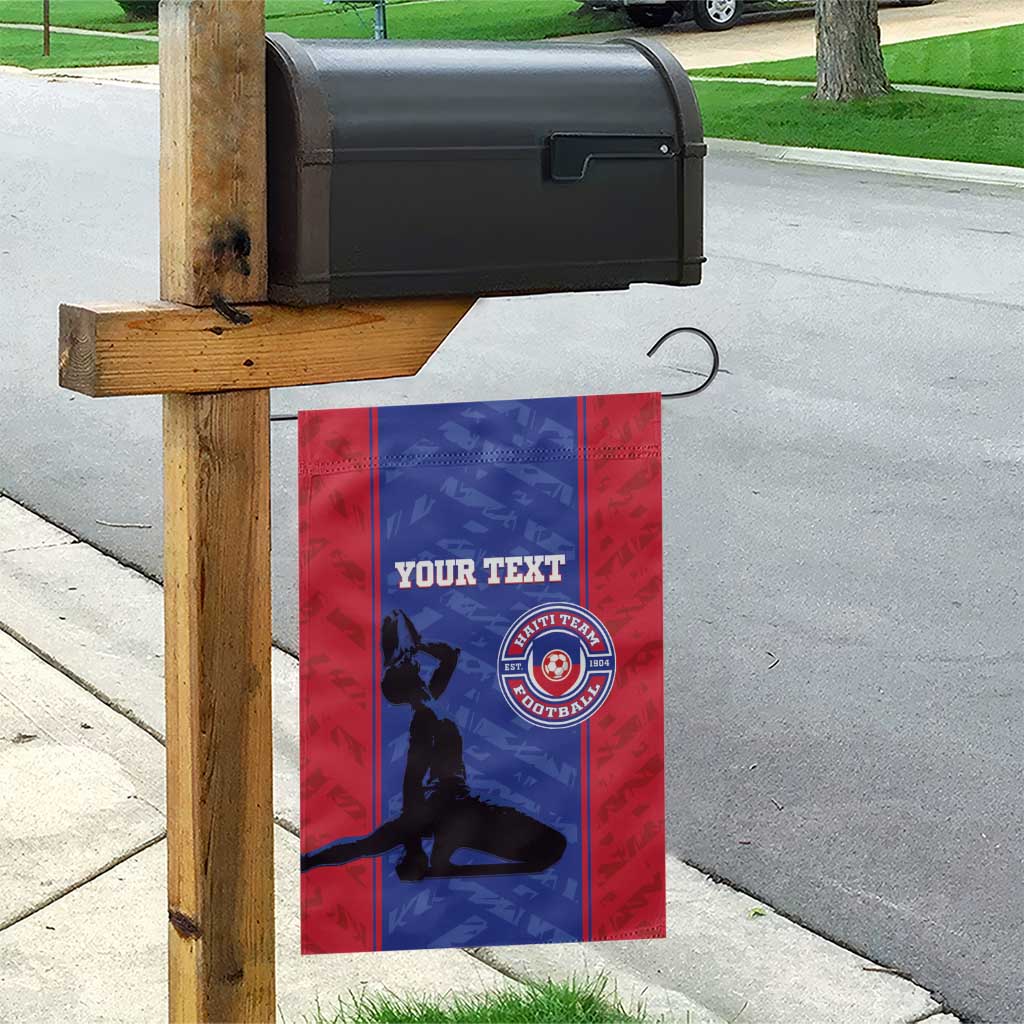 Custom Haiti Football Garden Flag Go Les Grenadiers - Wonder Print Shop