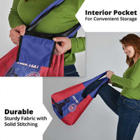 Custom Haiti Football Grocery Bag Go Les Grenadiers