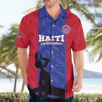Custom Haiti Football Hawaiian Shirt Go Les Grenadiers - Wonder Print Shop