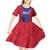 Custom Haiti Football Kid Short Sleeve Dress Go Les Grenadiers - Wonder Print Shop