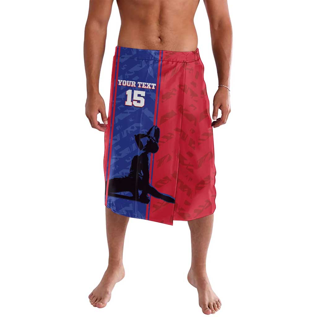 Custom Haiti Football Lavalava Go Les Grenadiers - Wonder Print Shop