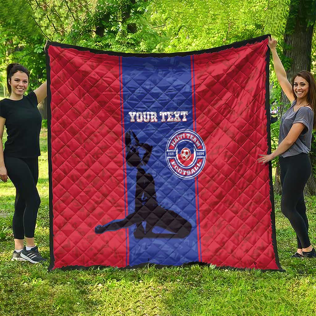 Custom Haiti Football Quilt Go Les Grenadiers - Wonder Print Shop