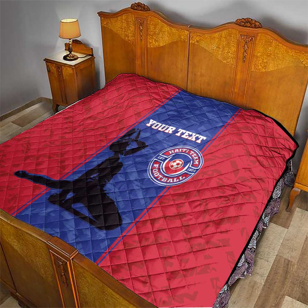 Custom Haiti Football Quilt Go Les Grenadiers - Wonder Print Shop