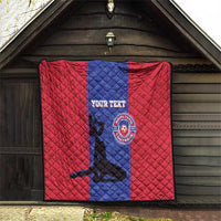 Custom Haiti Football Quilt Go Les Grenadiers - Wonder Print Shop