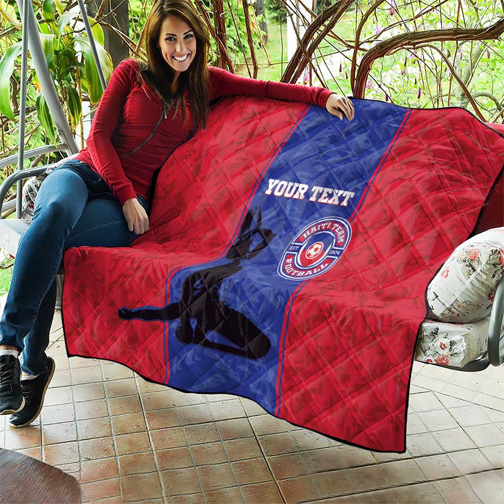 Custom Haiti Football Quilt Go Les Grenadiers - Wonder Print Shop