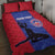 Custom Haiti Football Quilt Bed Set Go Les Grenadiers - Wonder Print Shop