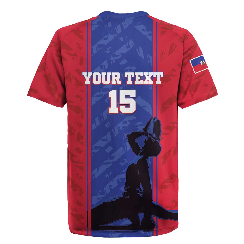 Custom Haiti Football Rugby Jersey Go Les Grenadiers - Wonder Print Shop